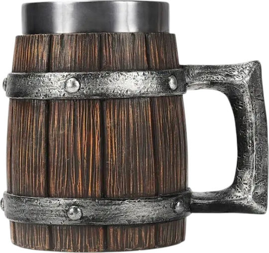 Bierglas aus Kunststoff in Braun Farbe ac1005