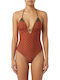 One Piece Swimsuit Orange