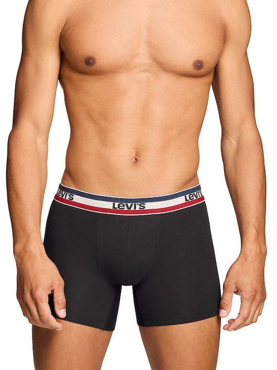 Herren Boxershorts Schwarz 2er Pack