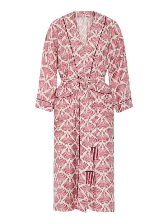 Funky Buddha Γυναικείο Κιμονό Rose Multi
