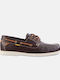 Δερμάτινα Ανδρικά Boat Shoes σε Καφέ Χρώμα