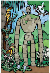 Детски Пъзел Castle In The Sky - Gardener Robot 126 Части Benelic
