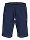 Kinder Shorts Bermudas Stoff Blau