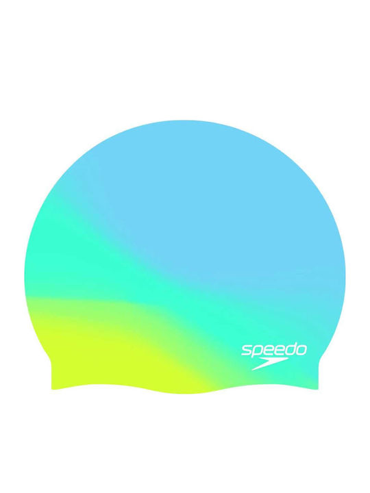 Speedo Детска Силиконова Светлосиня Шапка За Плуване