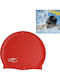 Waterproof Silicone Swimming Cap Solid Color Adults Red