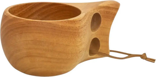 Ξύλινη Κούπα Από Ξύλο Rubberwood 15x6 Εκ,