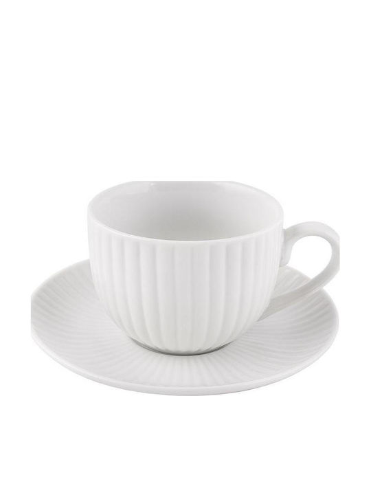 Oriana Ferelli Pw5 Set Coffee Cups Porcelain Wh...