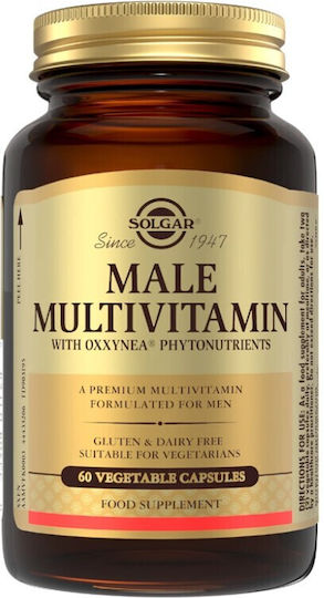 Solgar Male Multivitamin Πολυβιταμίνη 60 φυτικές κάψουλες