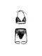 Schwarzes Bustier für Pole Dance