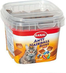 Sanal Anti Hairball Bites Λιχουδιές για Ενήλικες Γάτες 75gr