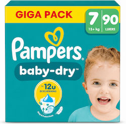 Pampers Baby Dry No. 7 για 15+kg Pampers Baby Dry No. 7 για 15+kg