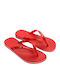 Classica Brazil Men's Red Flip Flops