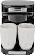 Butler Coffee Maker 0.25l 450w 2 Cups Reusable Filter Auto Shut-off Black
