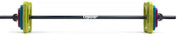 Tiguar Straight Bar Ø28mm Plates Set 19.3kg Length 140cm with Collar Pegs