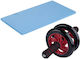 Umbro GSP-268590 Rad Bauchmuskeltrainingsgeräte Rot mit Matte für die Knie