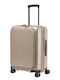 Nautica Cabin Hard Travel Suitcase Gold with 4 Wheels Height 55cm