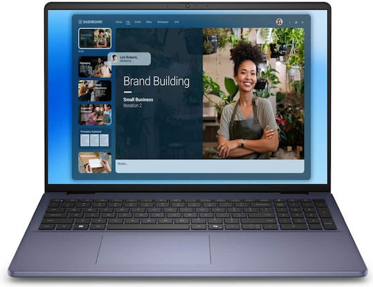 Dell DC16251 16" IPS FHD+ (Core 5-120U/16GB/512GB SSD/Linux) (Международен английски език клавиатура)