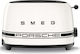 Smeg Φρυγανιέρα 2 Θέσεων 950W Λευκή