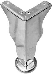 Jgs S.a X-401 Μεταλλικό Πόδι Επίπλου Νίκελ Ύψος 15cm Jgs S.a X-401 Μεταλλικό Πόδι Επίπλου Νίκελ Ύψος 15cm