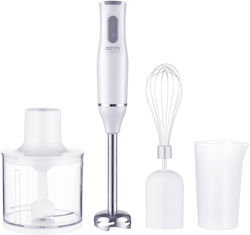 Camry Hand Blender with Stainless Steel Rod 800W White