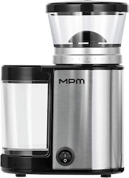 MPM Râșniță de Cafea Electrică 150W cu Capacitate de 150g Argintie MPM Râșniță de Cafea Electrică 150W cu Capacitate de 150g Argintie