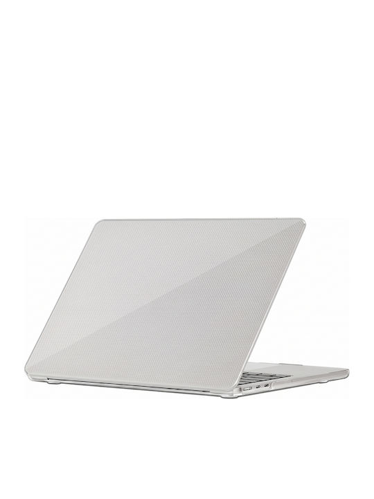 Mw Неплъзгащ Се Текстуриран Твърд Калъф Macbook Air 13-инчов Dotskin Модел Прозрачен