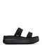 Platforme Dama Tip Slip On Negre