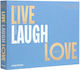 Printworks Photo Album Live Laugh Love For 60 Photos 10x15cm Blue 10x15cm