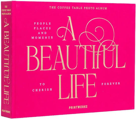 Printworks Album A Beautiful Life pentru 60 Fotografii Dimensiuni 10x15 cm Roz 10x15 cm