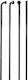Alpina Extralite Round J-bend Black Bicycle Spokes 36 Pcs