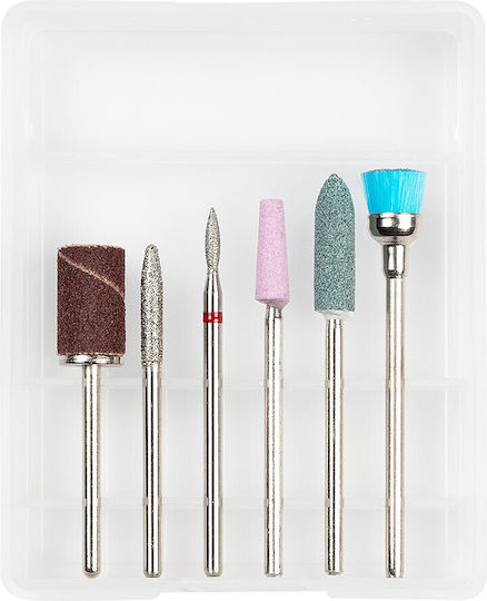 Set 6 Nail Drill Bits Sensopro Milano #04