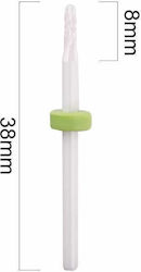 Freza Cap Freză Ceramică Xs Butoi Bilă C 3/32 Verde Freza Cap Freză Ceramică Xs Butoi Bilă C 3/32 Verde