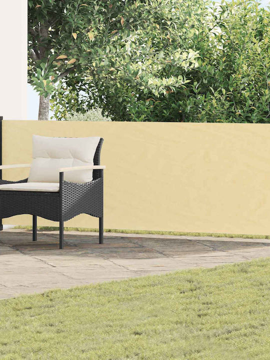 vidaXL Copertină Laterală Terasă Bej 5x1m