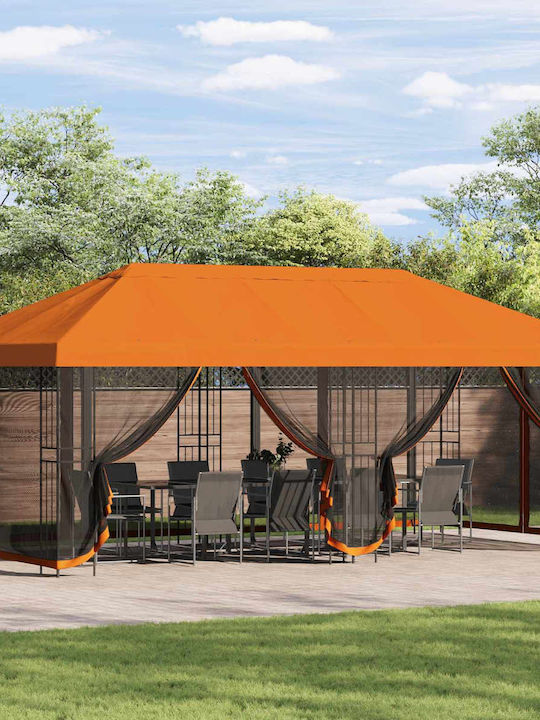 vidaXL Garten Gazebo Orange 6x3m