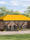 vidaXL Garten Gazebo Gelbe 6x3m