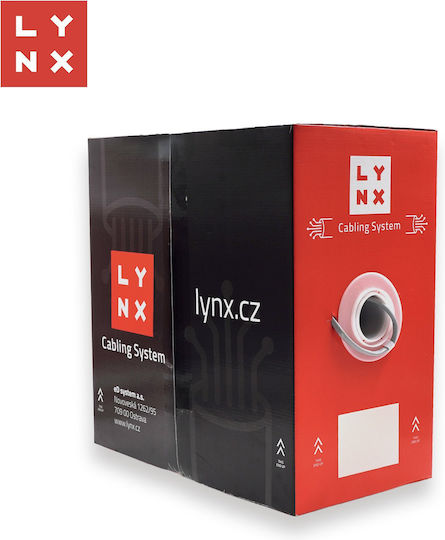 Lynx U/UTP Cat.6 Gigabit Network Cable Ethernet 305m Gray