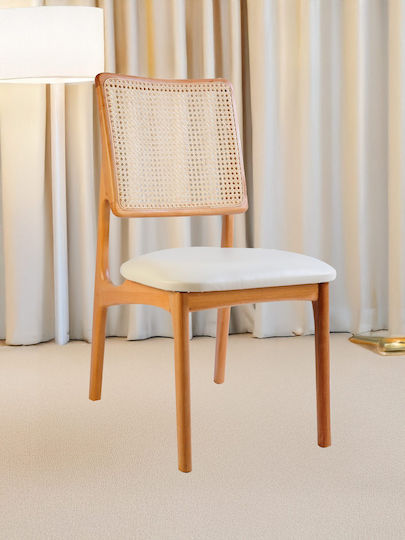Καρέκλα Τραπεζαρίας Vitra 50x50x52εκ. Λευκό Καρέκλα Τραπεζαρίας Vitra 50x50x52εκ. Λευκό