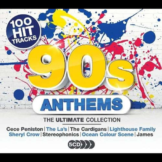 V A Ultimate 90s Anthems 5 Cd
