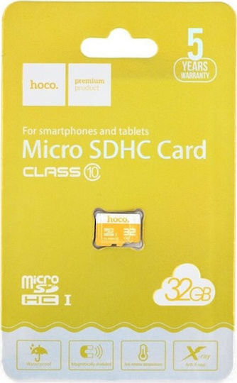 Κάρτα Μνήμης 32gb Micro Sdhc Class 10 Εως 90mb/s Hoco
