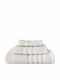 My Home Luxury Set of Bath Towels 3 pcs Cream Weight 500gr/m²