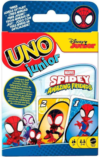 Επιτραπέζιο Παιχνίδι Spidey & His Amazing Friends UNO Junior για 2-4 Παίκτες 3+ Ετών JND89 Mattel