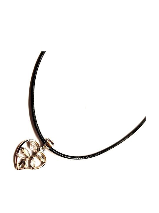 Amalfi Accessories Herz Halskette Mit Silber