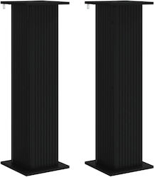 vidaXL Wooden Plant Stands Black 30.5x30x100.5 ...