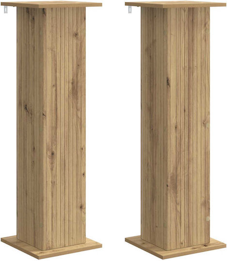 vidaXL Βάσεις Γλάστρας Ξύλινες 30.5x30x100.5εκ. 2τμχ