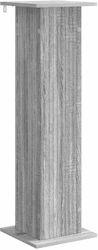 vidaXL Βάση Γλάστρας Ξύλινη Γκρι 30.5x30x100.5εκ.