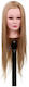 Practice Head Haar Friseur Blond Haar 60cm