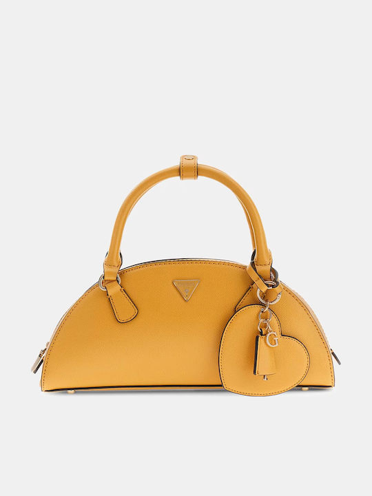 Damen Satchel Tasche Gelbe