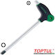 Toptul Torx Wrench T-Shaped with T45 Tip