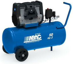 Abac Montecarlo Еднофазен Компресор за Въздух 59dB с Мощност 2hp и Резервоар 50l Abac Montecarlo Еднофазен Компресор за Въздух 59dB с Мощност 2hp и Резервоар 50l