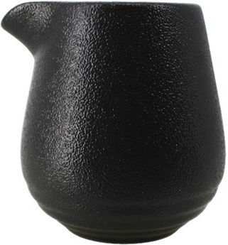 Porcelain Milk Jug 200ml Piana Series Black Pebble Texture Cv Piana-bk-06-620